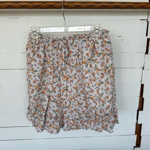 Floral Print Women's Skirt